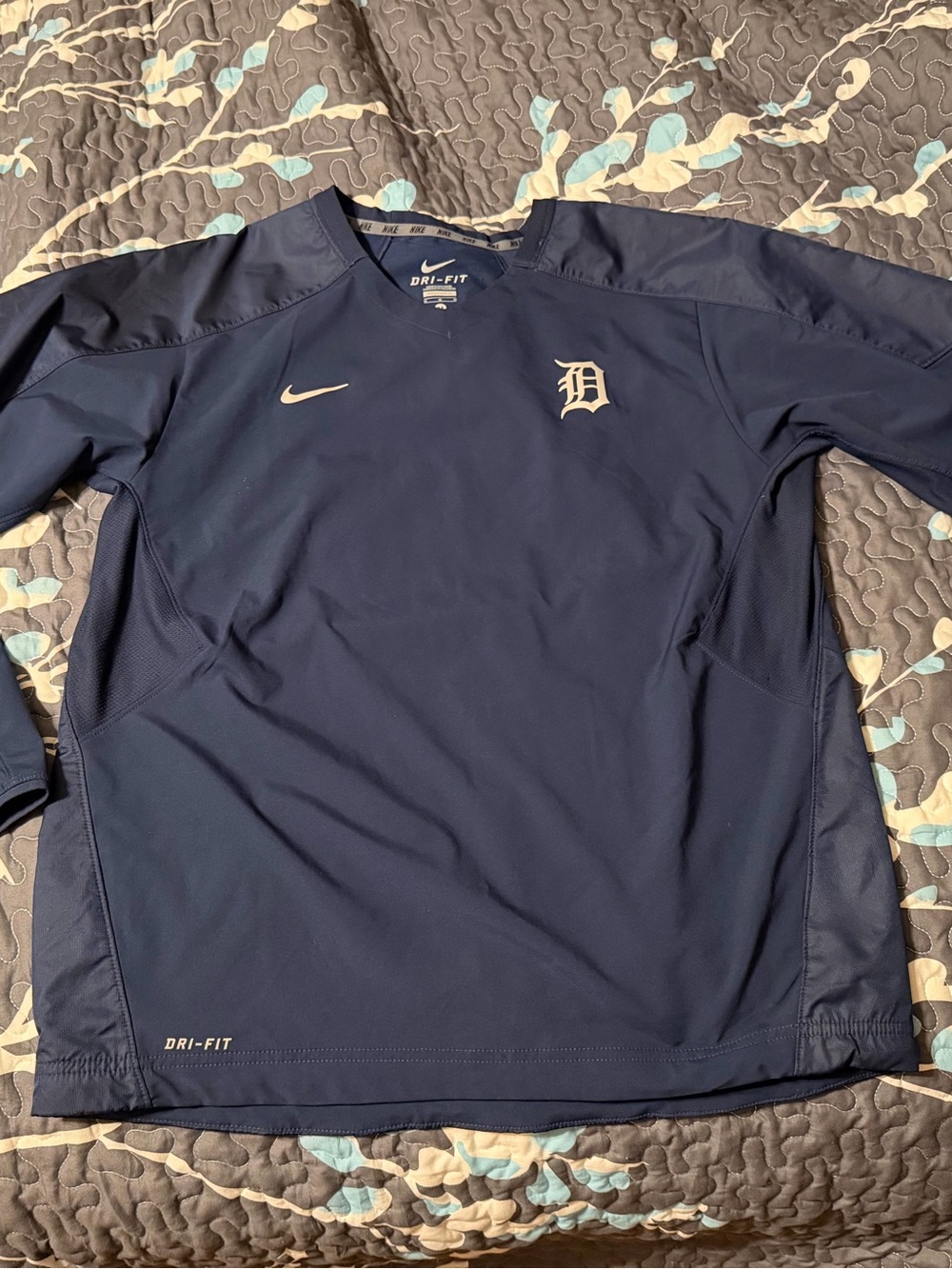 Nike ACG Navy Dri-FIT Detroit Tigers Pullover